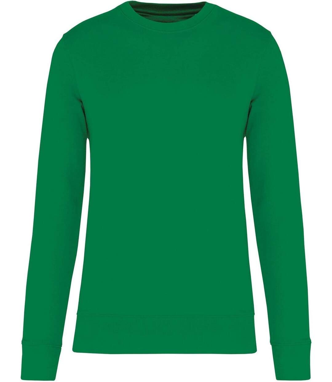 Sweat col rond écoresponsable - Mixte - K4025 - vert kelly