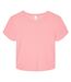 T-shirt Femme Rose Uni Mélange Bella + Canvas-1