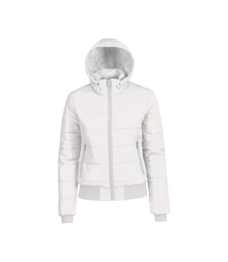 Veste Matelassée Femme Blanc Gris B&C