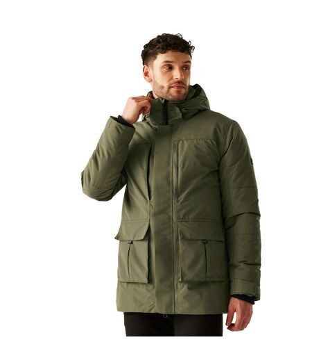 Mens Marron Insulated Waterproof Jacket Olive Night Black Regatta