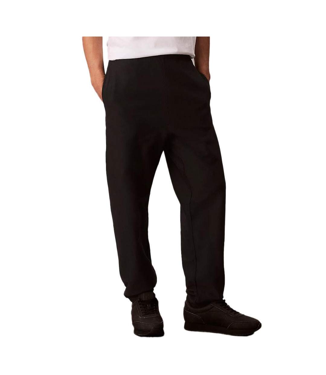 Pantalon fluide marine homme calvin klein jeans premium-1