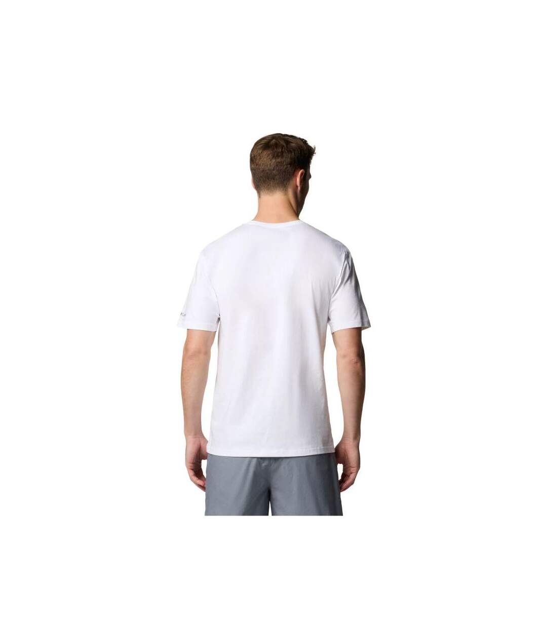 T-shirt Motif/style Graphique Path Lake Homme Blanc Columbia-3