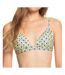 Haut de Bikini Jaune à fleurs Femme Quiksilver Classic - XS-1