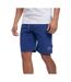 Crosshatch Mens Goldsbury Fleece Shorts (Blue)