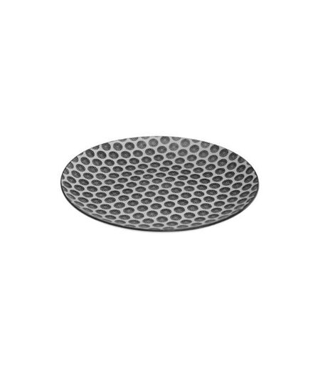 Lot de 6 Assiettes Plates Bohemia Rond 26cm Noir