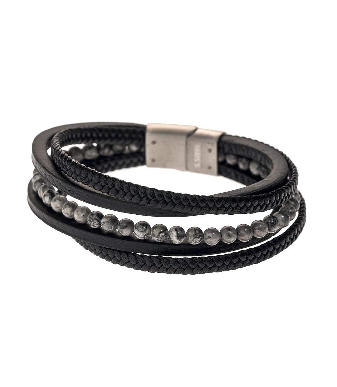 Bracelet noir geographical norway 315101 - taille unique-1