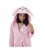 Brave Soul Ladies/Womens Bunny Rabbit Hooded Dressing Gown (Pink)