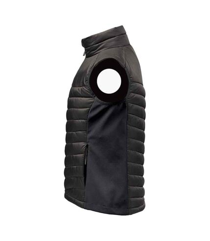 Womens/ladies montserrat thermal body warmer black/granite Stormtech