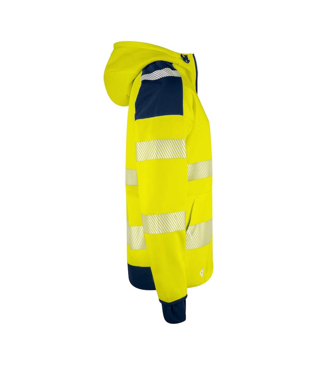 Veste à capuche homme jaune / bleu marine Projob-4