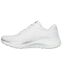 Womens/ladies Arch Fit 2.0 Glow The Distance Trainers White Silver Skechers-2