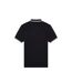 Polo Motif/style Double Pointe Homme Noir Fred Perry-3