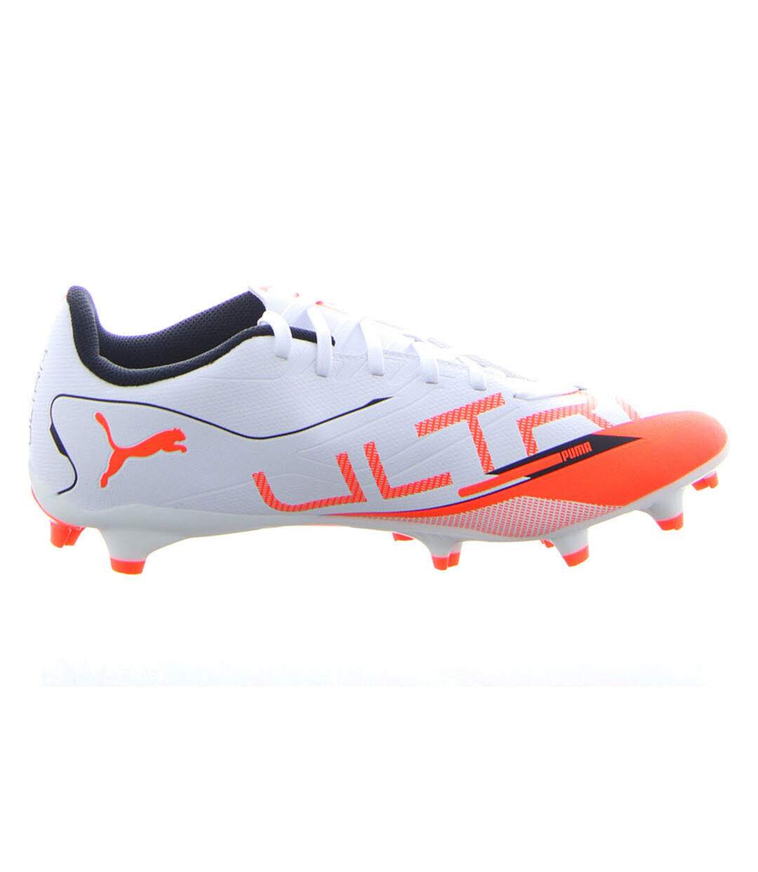 Chaussures De Foot Pour Terrain Artificiel Ultra Play Homme Blanc Orange Puma-3