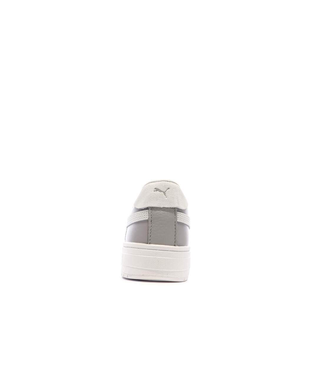 Baskets blanche/gris femme puma 394749-02-3