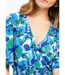 Robe courte taille élastiquée à motif-4