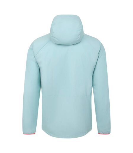 Mens 23/24 Afc Bournemouth Waterproof Jacket Aqua Haze Latigo Bay Lava Pink Umbro