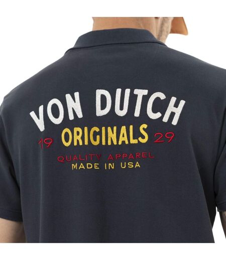 Polo homme manches courtes piqué logo devant et dos Diego Vondutch