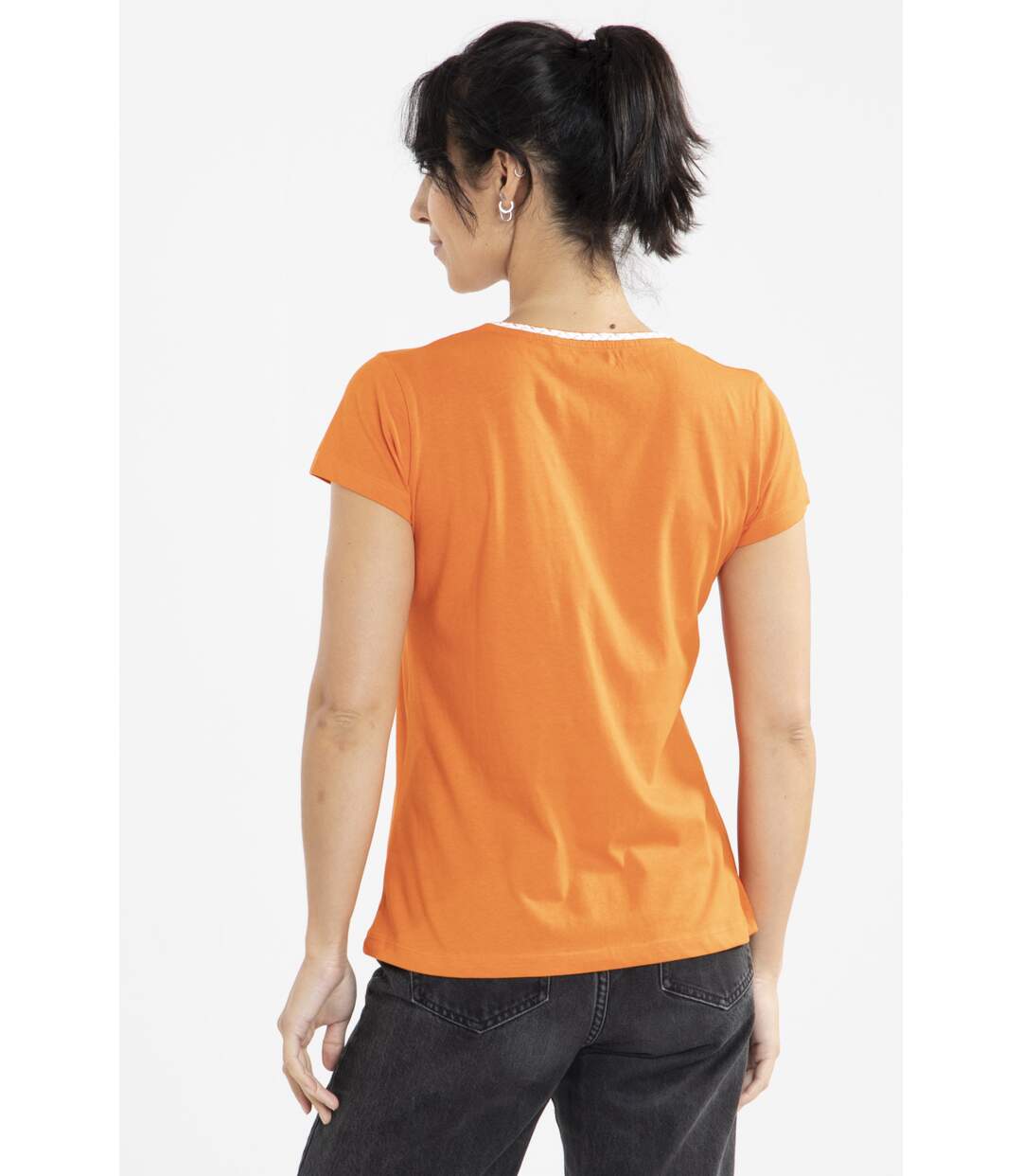 Tee-shirt Lurex Orange-3