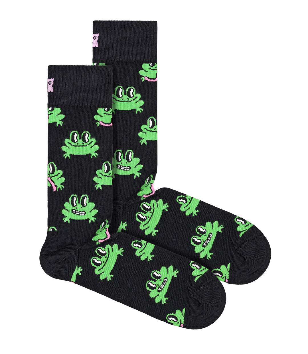 Happy Socks - Unisex Novelty Frog Design Socks-1