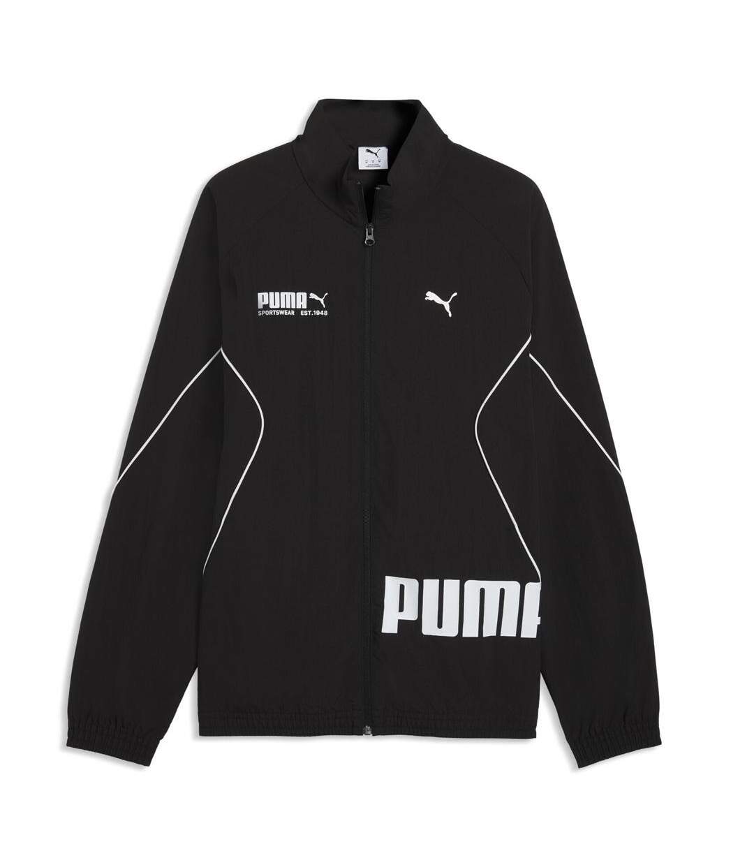 Veste noire homme puma sport relaxed-1