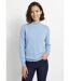 Pull chaud col montant avec laine et angora-1