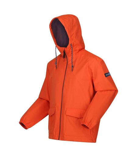 Regatta Mens Bayano Waterproof Jacket (Rusty Orange) - UTRG10042