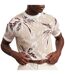 T-shirt Manches Courtes Motif/style Palmier Homme Taupe Ted Baker-4