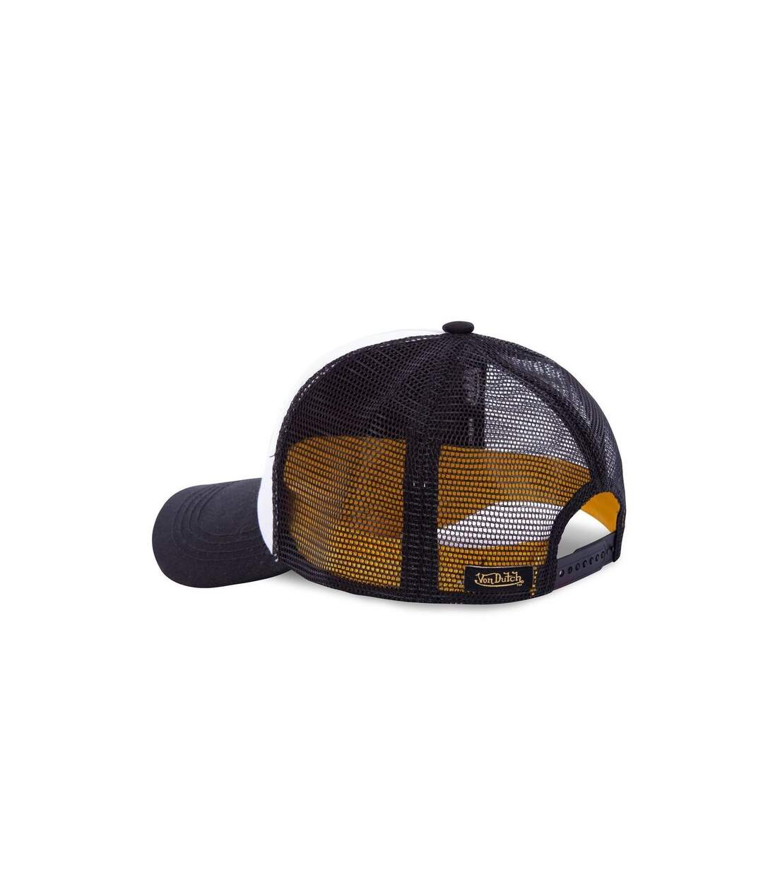 Casquette Trucker Eyepat Noir et Jaune Vondutch-4