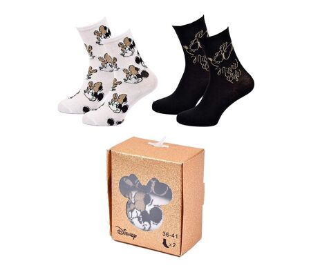 Chaussettes Pack Femme DISNEY MINNIE Pack de 2 Paires