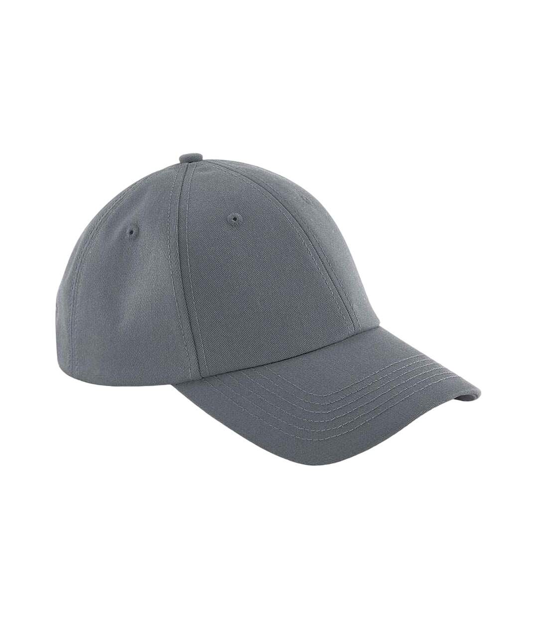 Casquette de baseball authentic adulte gris foncé Beechfield-1