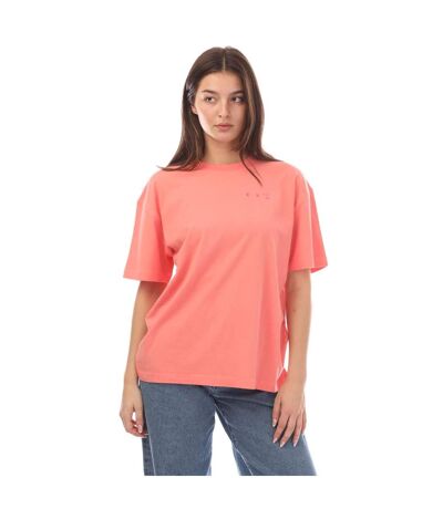 T-shirt Swimming Man Femme Rose Off White