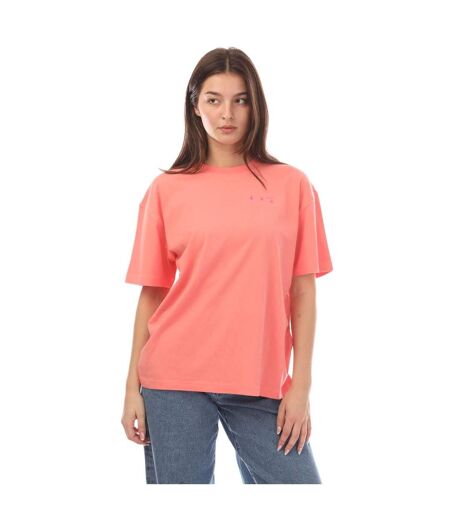 T-shirt Swimming Man Femme Rose Off White