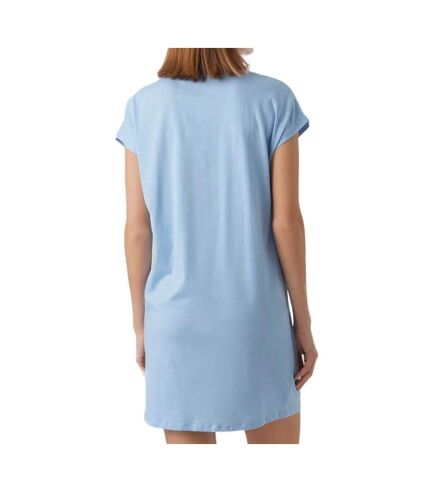 Robe T-Shirt Bleu Femme Vero Moda Turtle - M