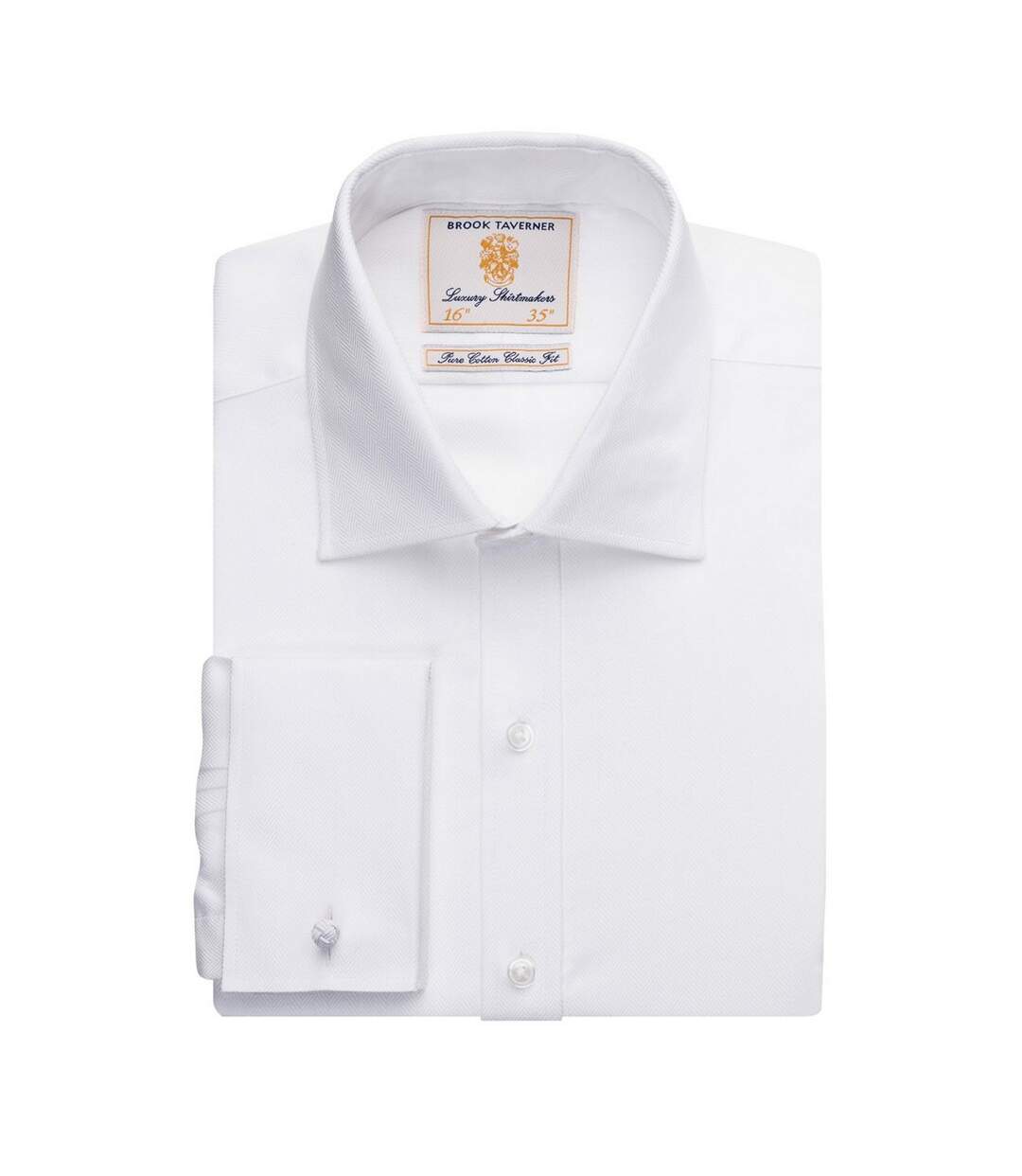 Chemise formelle andora homme blanc Brook Taverner-1