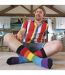 Mens Rainbow Socks & Boxers Set | 4 Pack Boxers & 3 Pack Striped Novelty Socks-4