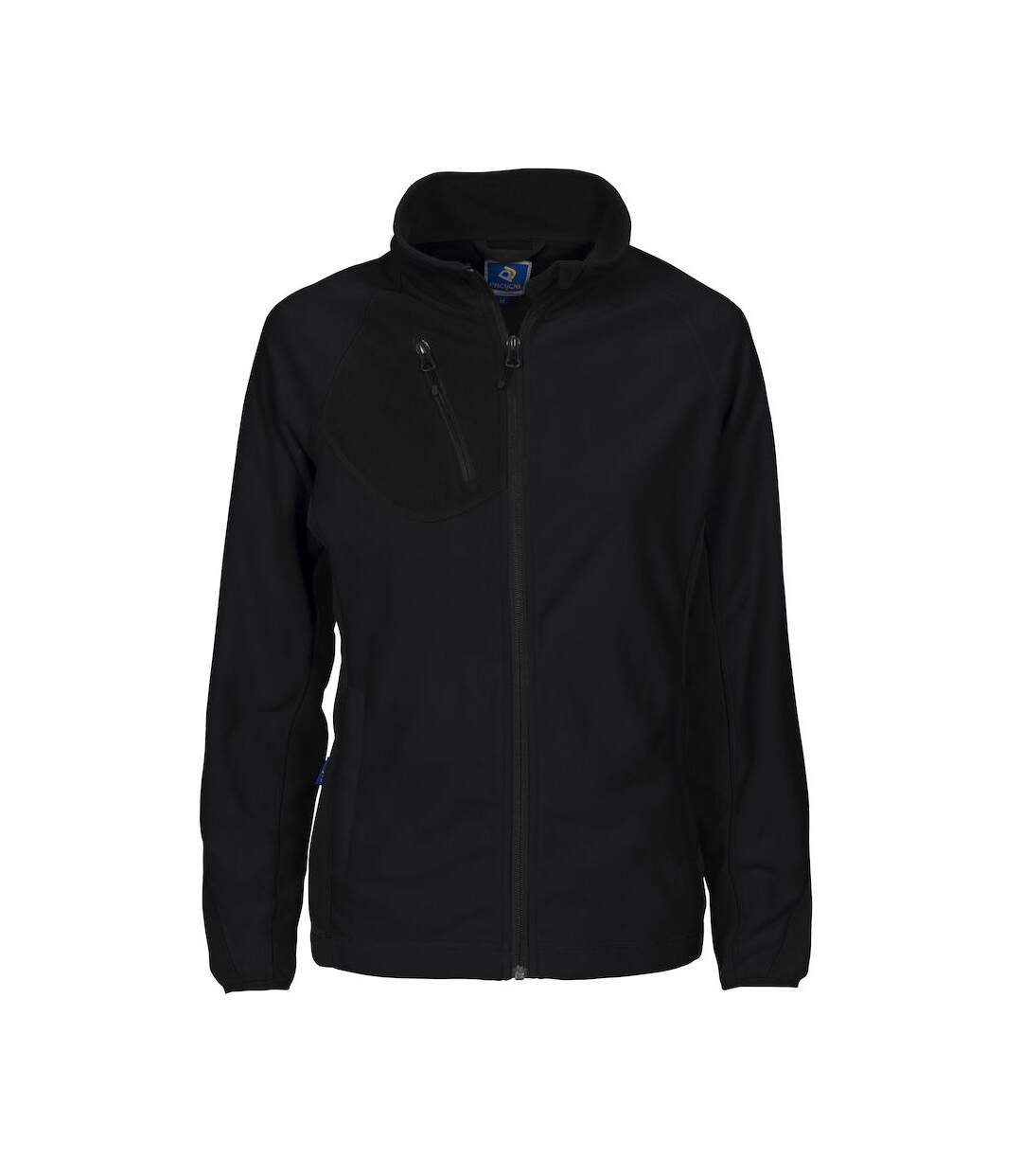 Womens/ladies Microfleece Jacket Black Projob-1