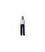 Womens/ladies Cotton Blend Wide Leg Jeans Shaded Blue Levis-1