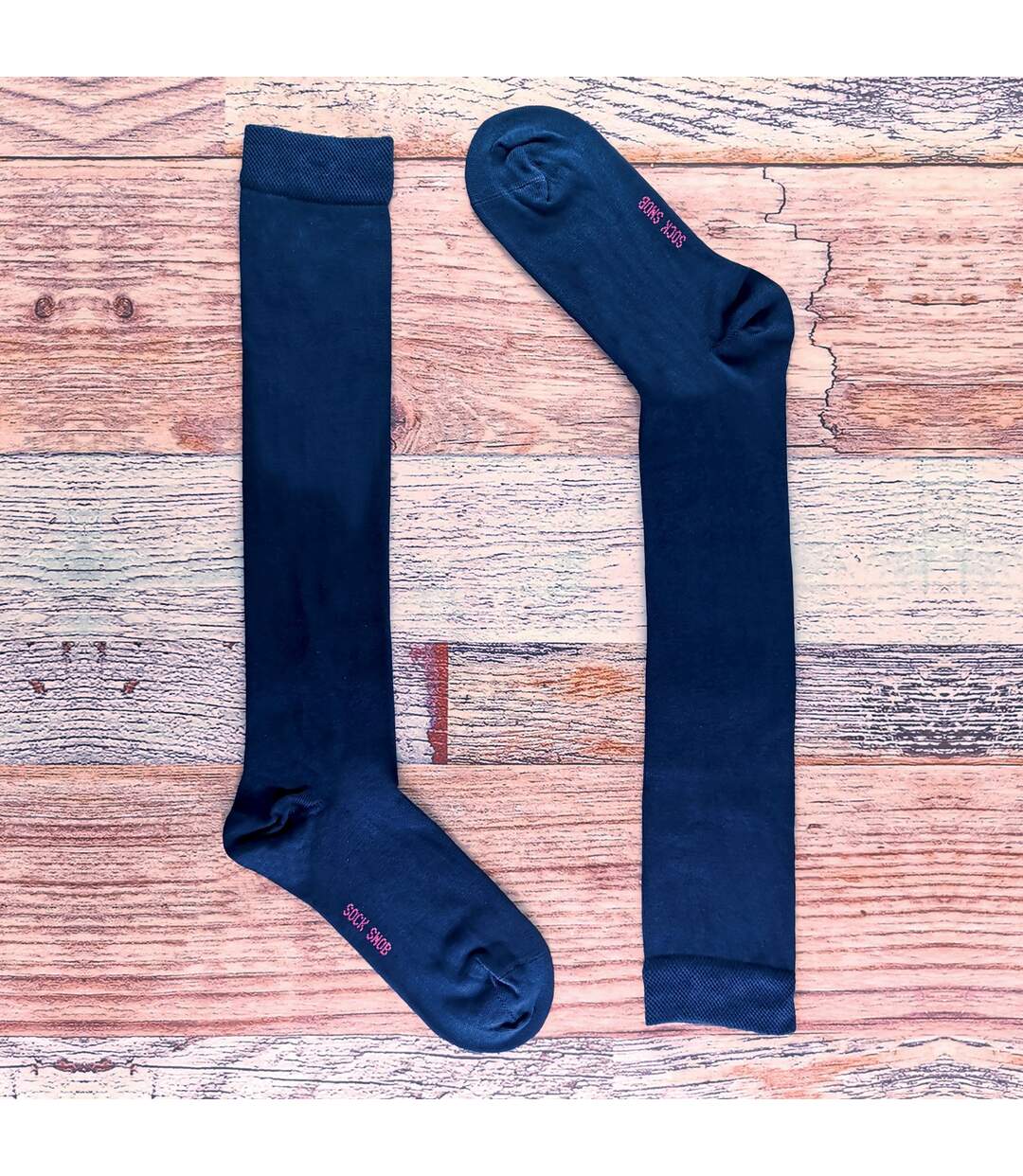 2 Pack Mens Extra Long Knee High Breathable Bamboo Socks-4