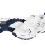 Womens/ladies Pro Mira Synthetic Leather Trainers White Navy USA Pro-4
