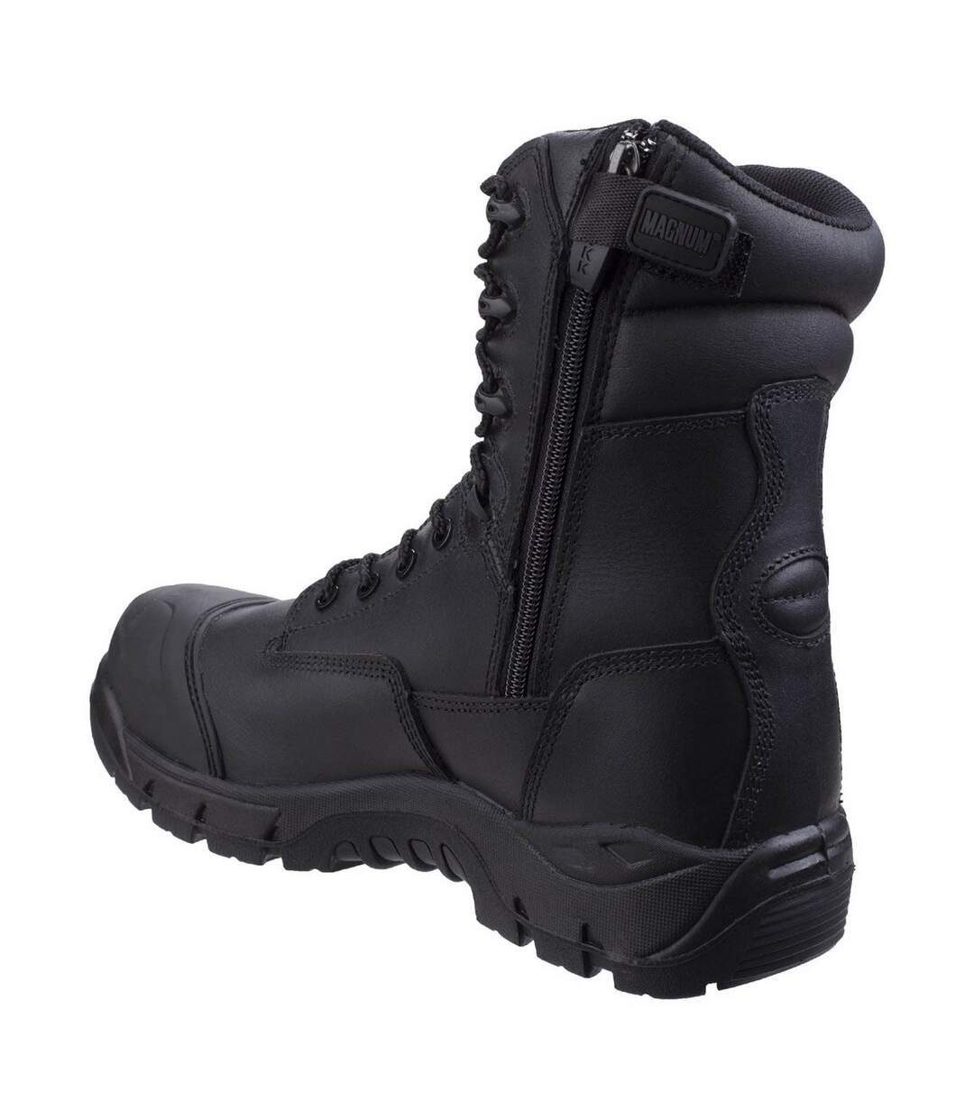 Mens Rigmaster Leather Safety Boot Black Magnum-3