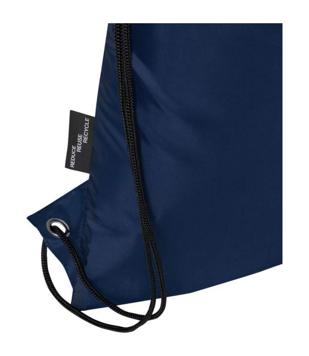 Adventure Recycled Insulated Drawstring Bag One Size Navy Bullet-4