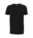 T-shirts Basic Homme Noir Blanc Charbon Urban Classics-3