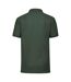 Mens 65/35 polo shirt bottle green Fruit of the Loom