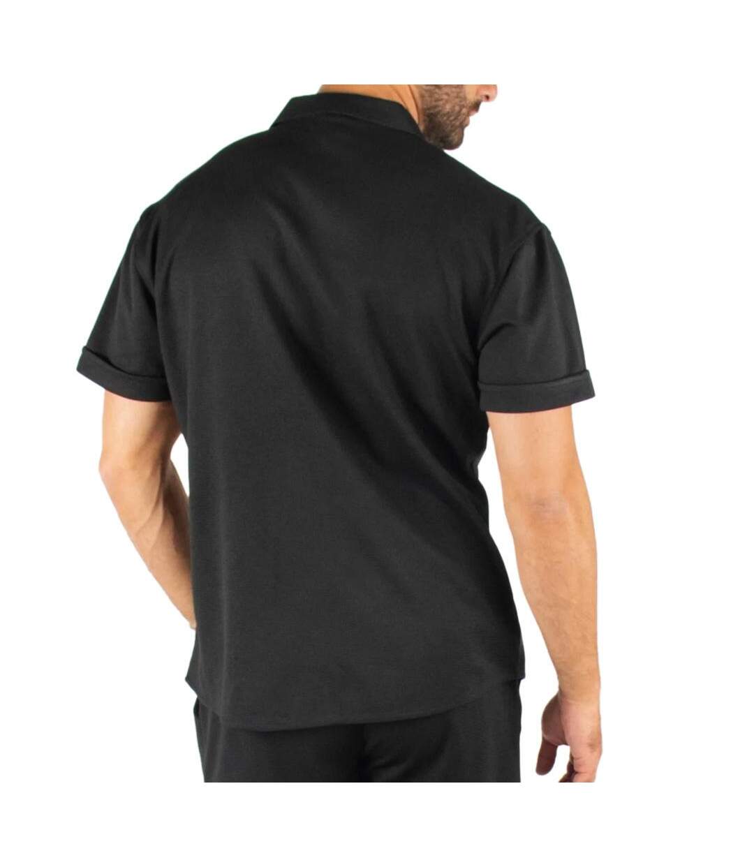 Chemise noir homme paname brothers dov-2