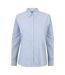 Chemisier Manches Longues Classic Femme Bleu Oxford Henbury-1
