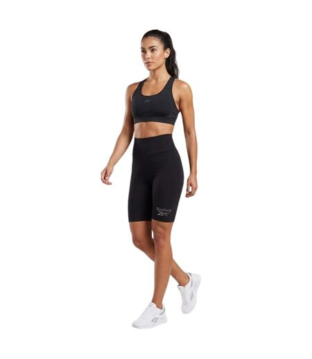 Legging Motif/style Scintillant Femme Noir Reebok