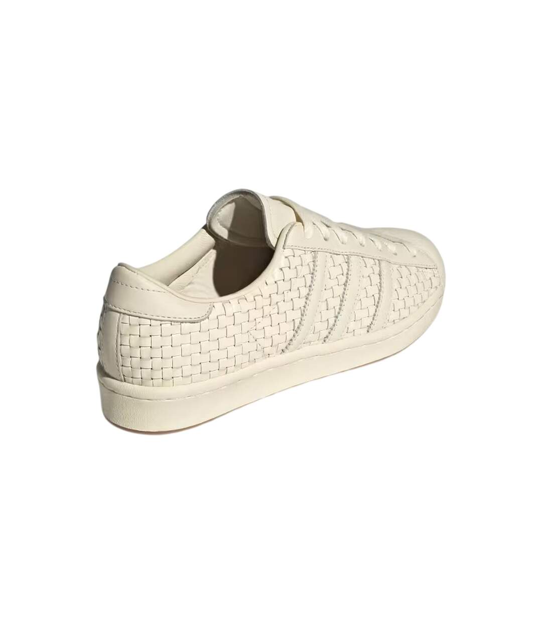 Mens Superstar V Woven Trainers Cream Adidas-2