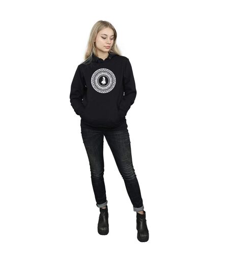 Disney - Sweat à capuche ALICE IN WONDERLAND CIRCLE - Femme (Noir) - UTBI2292