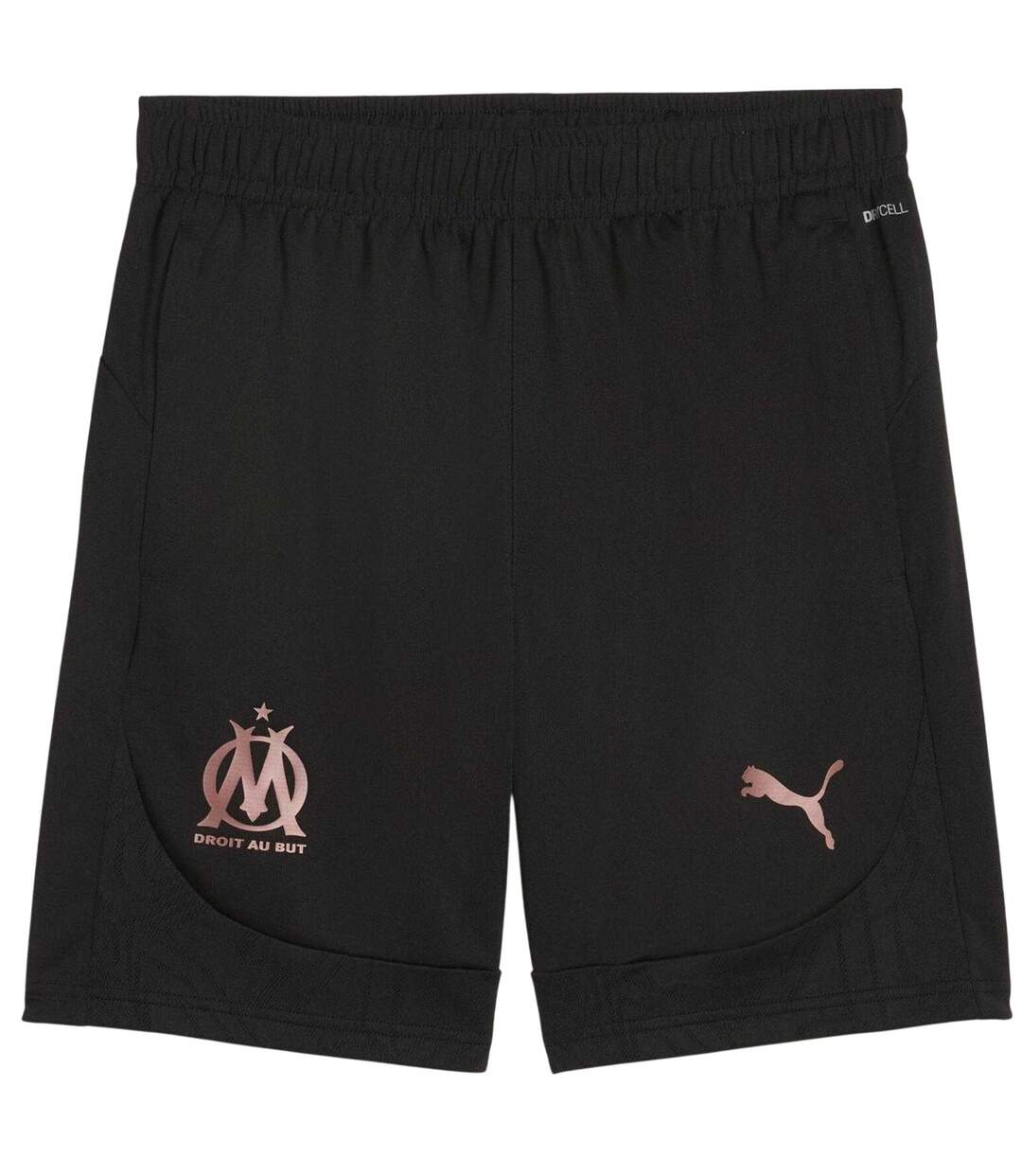Mens Training Olympique De Marseille Fc Football Shorts  Black Puma-2