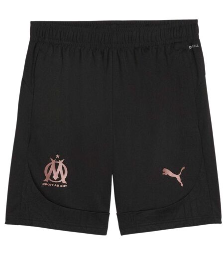 Mens Training Olympique De Marseille Fc Football Shorts  Black Puma