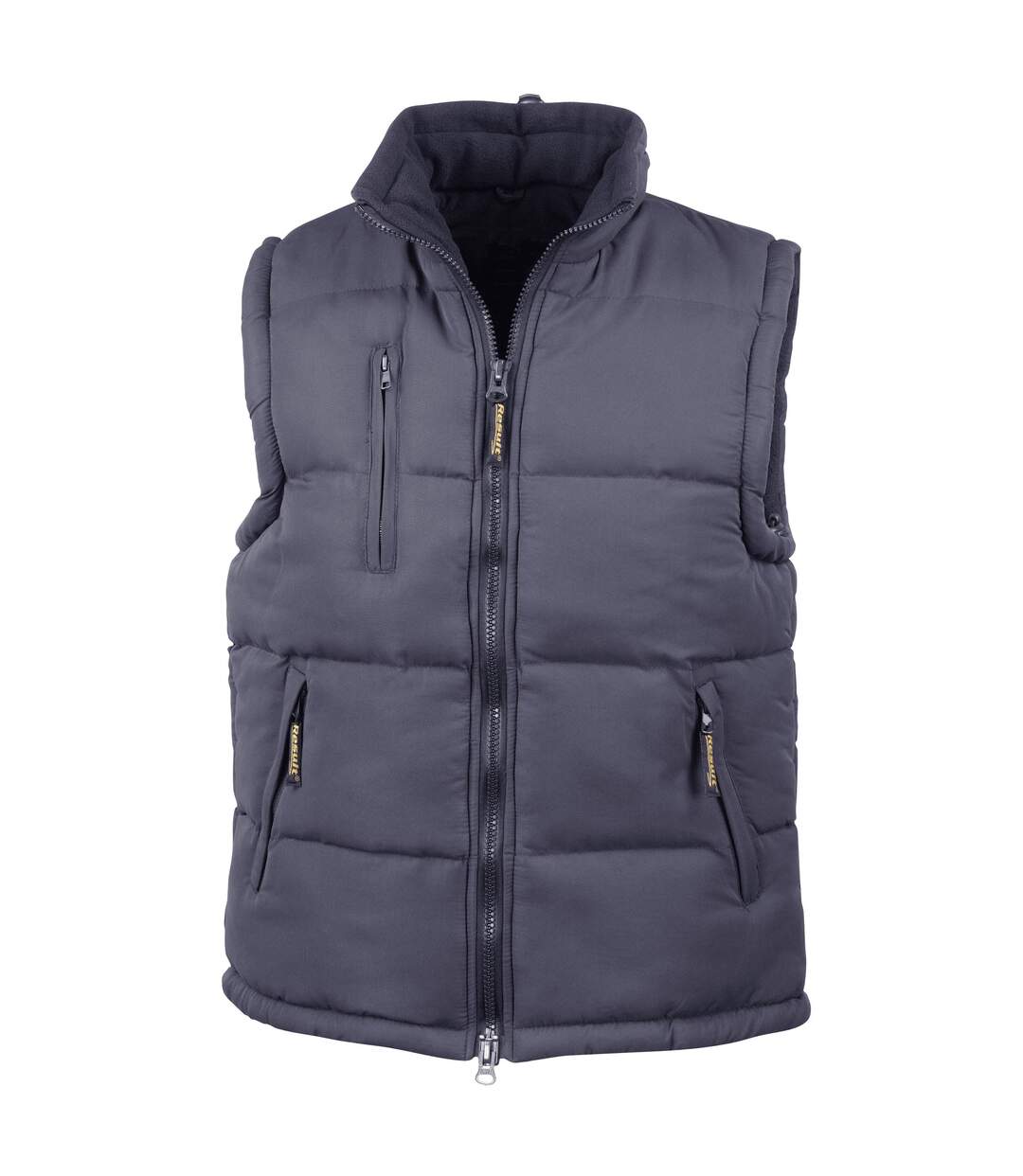 Mens Ultra Padded Bodywarmer Water Repellent Windproof Jacket Navy Blue Result-2